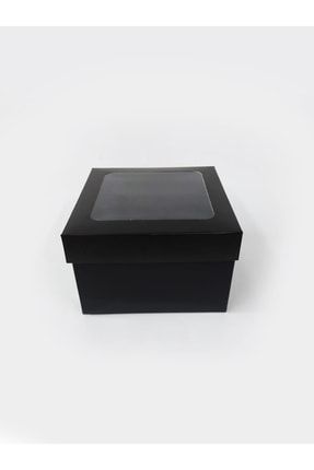 15x15x10 Pencereli Karton Siyah Kutu 5’li 853