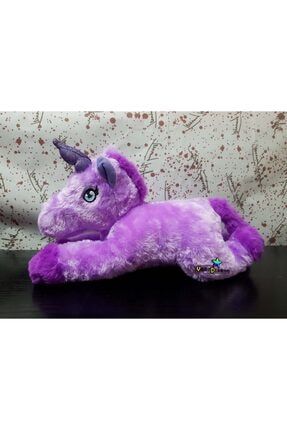 Sevimli Mor Peluş Pony Unicorn Oyuncak stk-ly8681516105674