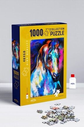 At Collection Puzzle 1000 Parça + Yapıştırıcı NT0P00003