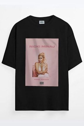 Nicki Minaj Pink Friday Baskılı Unisex Oversize T-shirt nıckyh