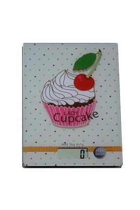 Cupcake Desenli Hassas Mutfak Terazisi 5 Kg A008-CUPCAKE