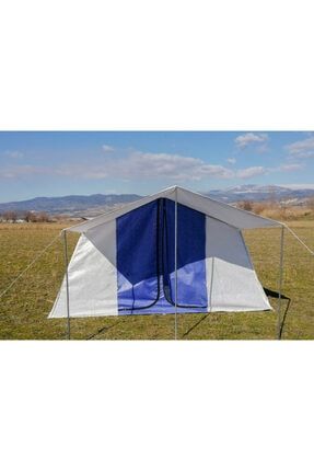 Aile Tipi 2 Odalı 6 Kişilik Kamp Çadırı Mavi Kırmızı Asorti Renk OUTTUNCADIC6014DAM