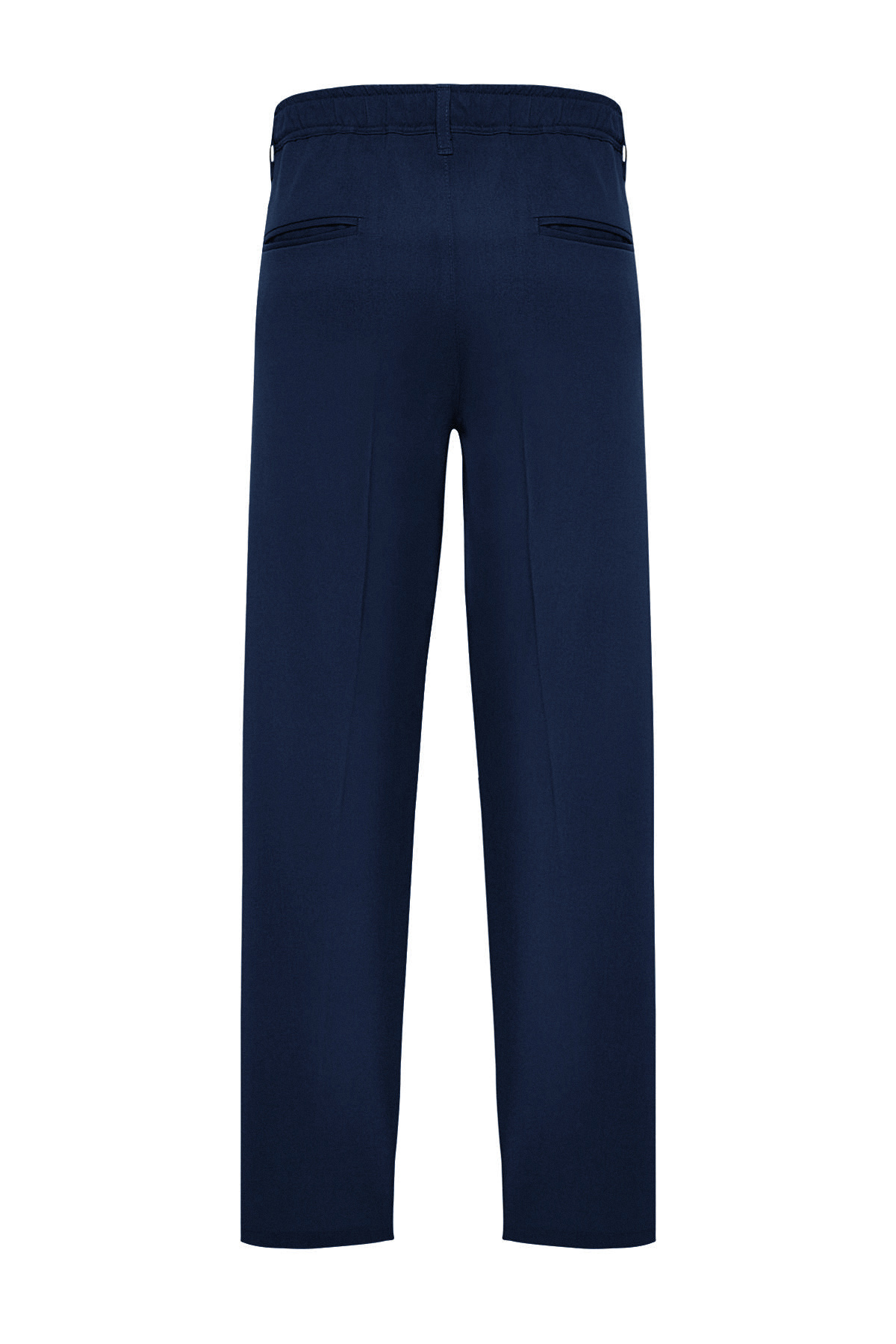 Trendyol Collection-Marineblaue, plissierte Stoffhose mit Baggy-Passform – TMNSS24PL00024 7