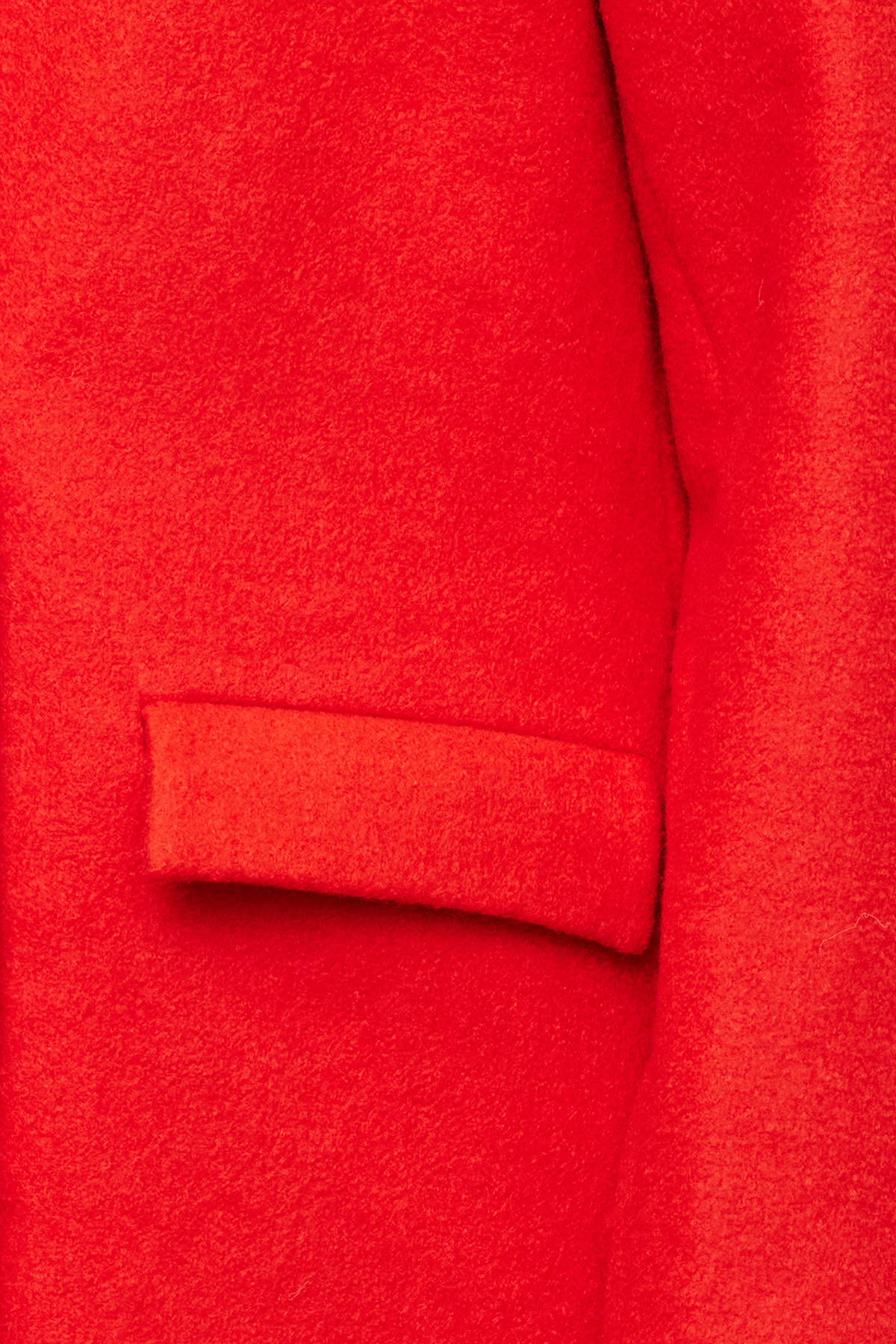 Trendyol Collection Vlněný červený kabátek - detail do kapsy, TWOAW25KB00014