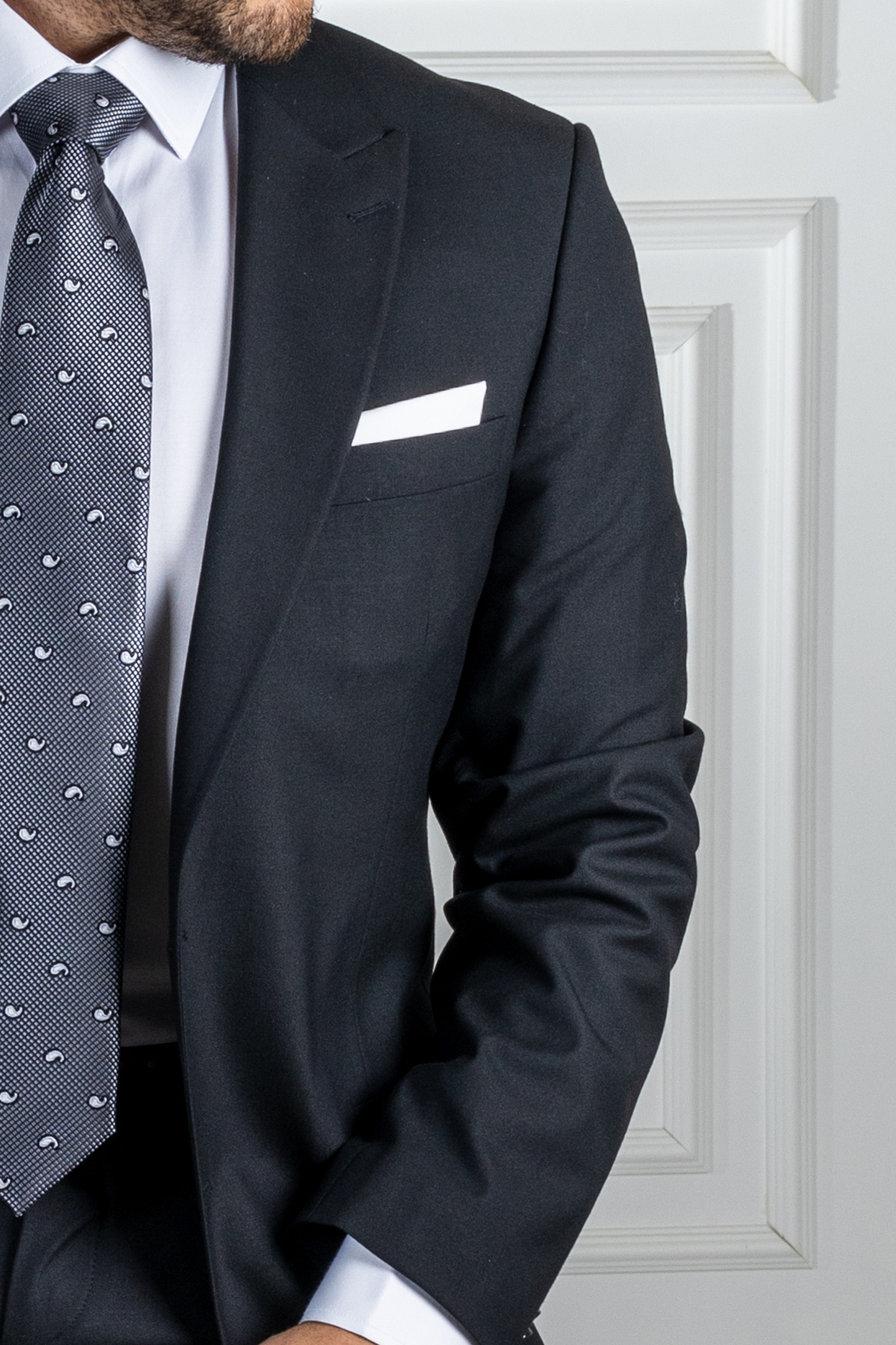 کت و شلوار مردانه مشکی سارارSarar | 131884611 اورجینال - تصویر 7