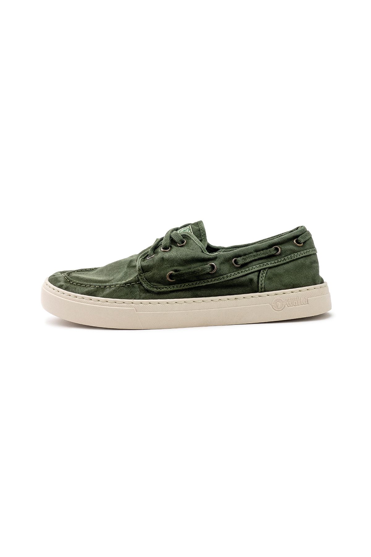 natural world-Pantofi pentru bărbați NAUTICO ENZIMATICO - Casual, 6603E-622, Natural World Kaki Enz 3
