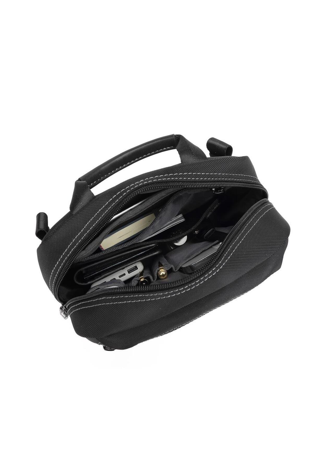 C-active  Orta Boy Erkek Postacı Omuz Çantası Oxford Kumaş 8737 - Görsel 5