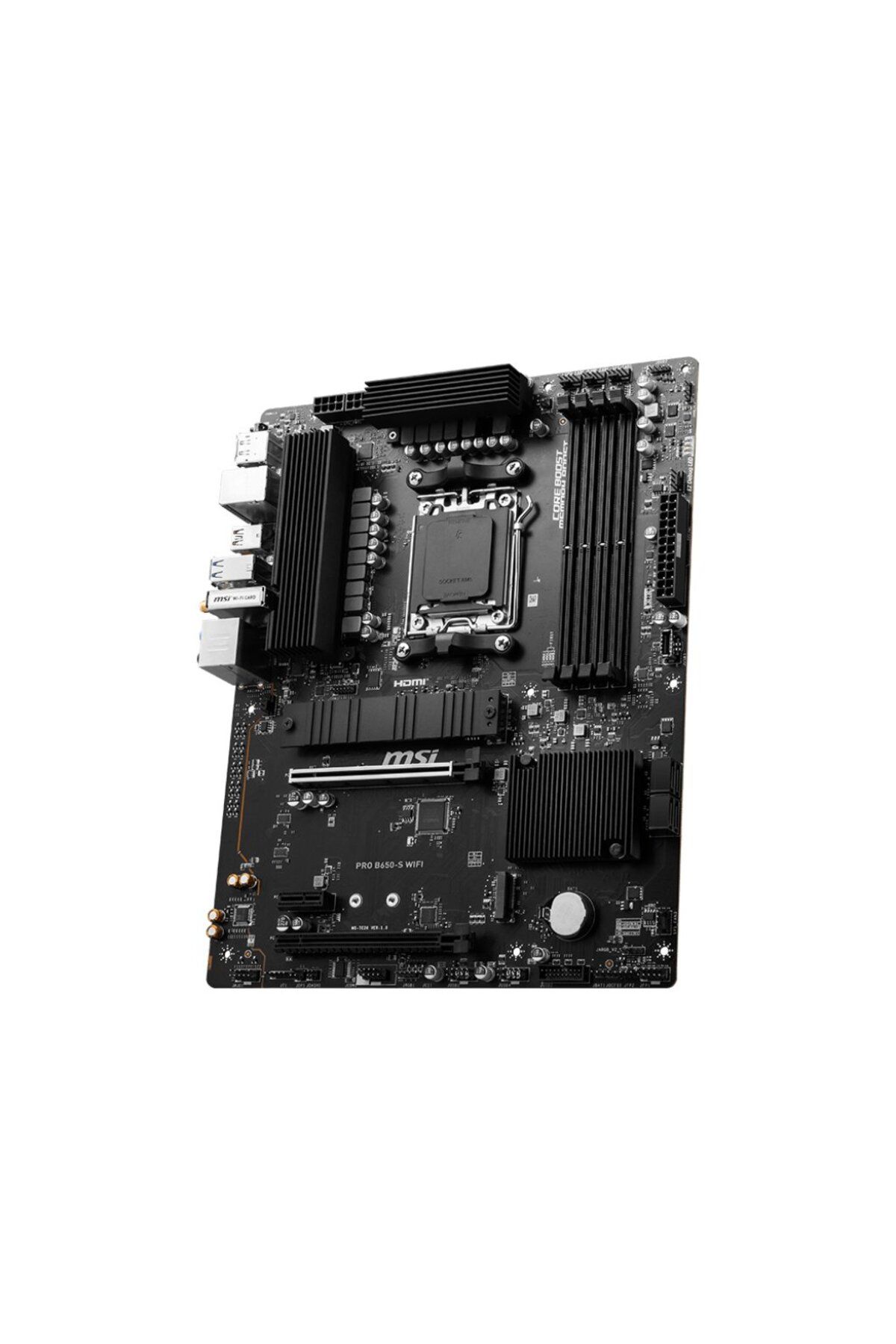 MSI-PRO B650-S WIFI 6E ATX - AM5 DDR5 7200MHZ(OC) HDMI DP M.2 USB3.2 2.5G LAN 2