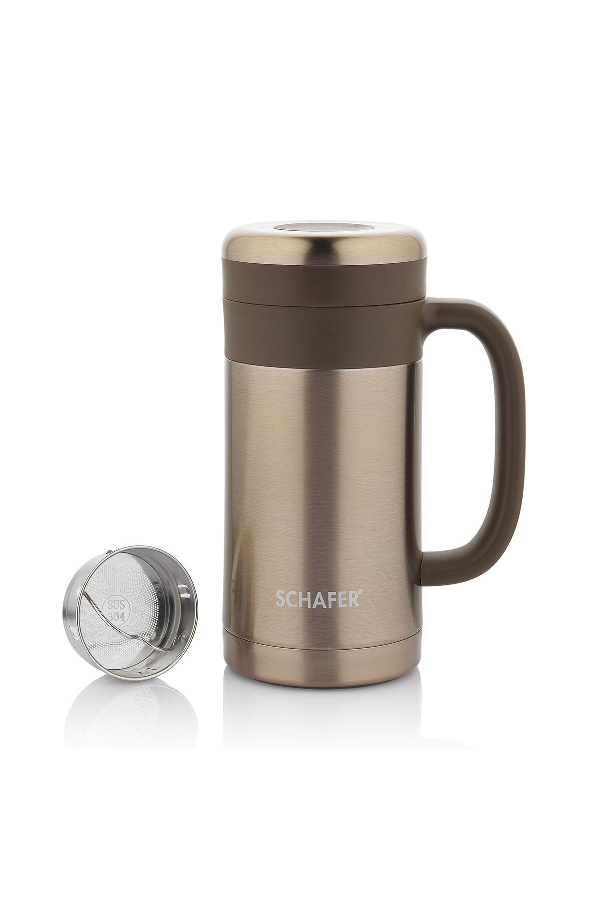 فلاسک طلایی Iron Man Cup Thermos 450 میل. Schafer