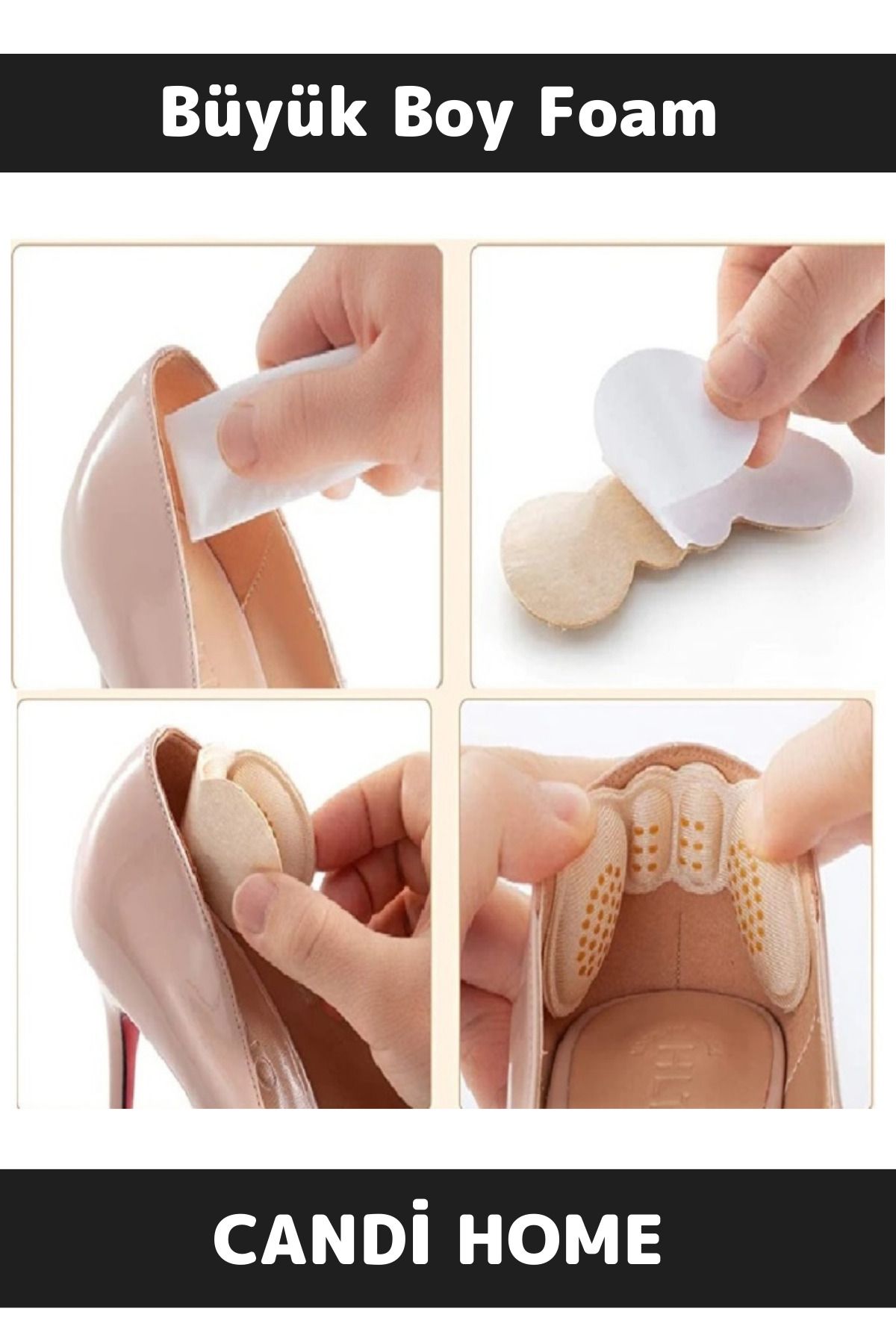 HOBİ CONDİ-LUX Large Size Foam Shoes - Anti-Knock and Shrink Pad 2