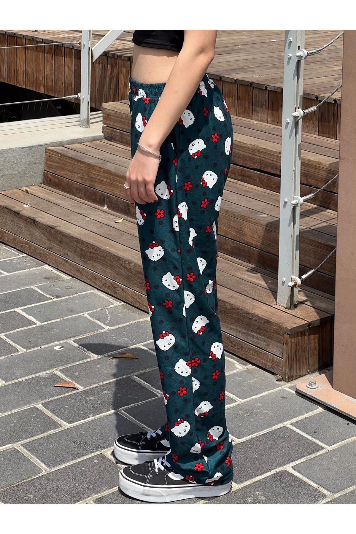 Touz Moda-Hello Kitty Patterned Sweatpants 3
