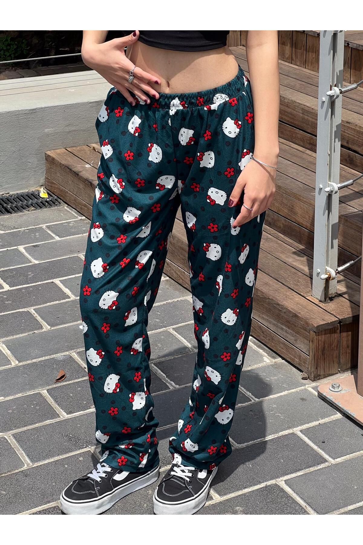Touz Moda-Hello Kitty Patterned Sweatpants 2