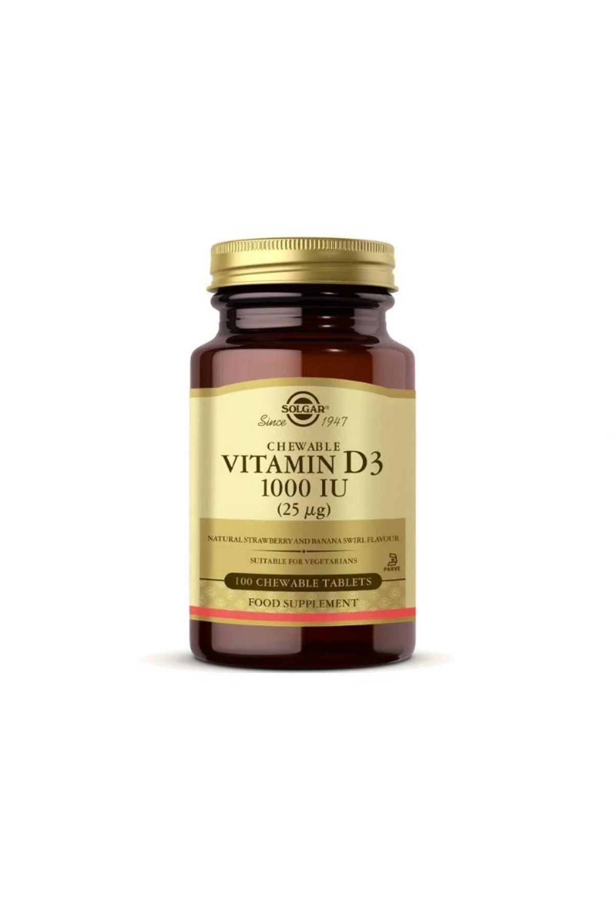 Solgar Vitamin D3 1000 Iu 100 Kapsül Fiyatı, Yorumları - Trendyol