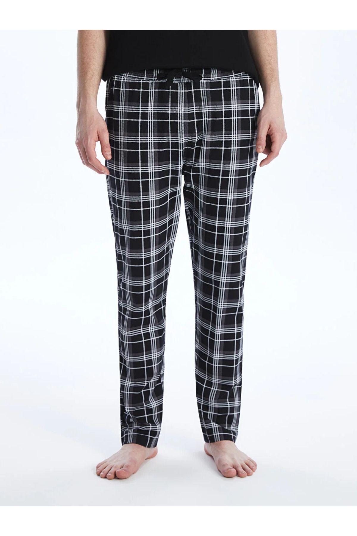 LC Waikiki-Plaid Patterned Standard Men's Pajama Bottoms 7