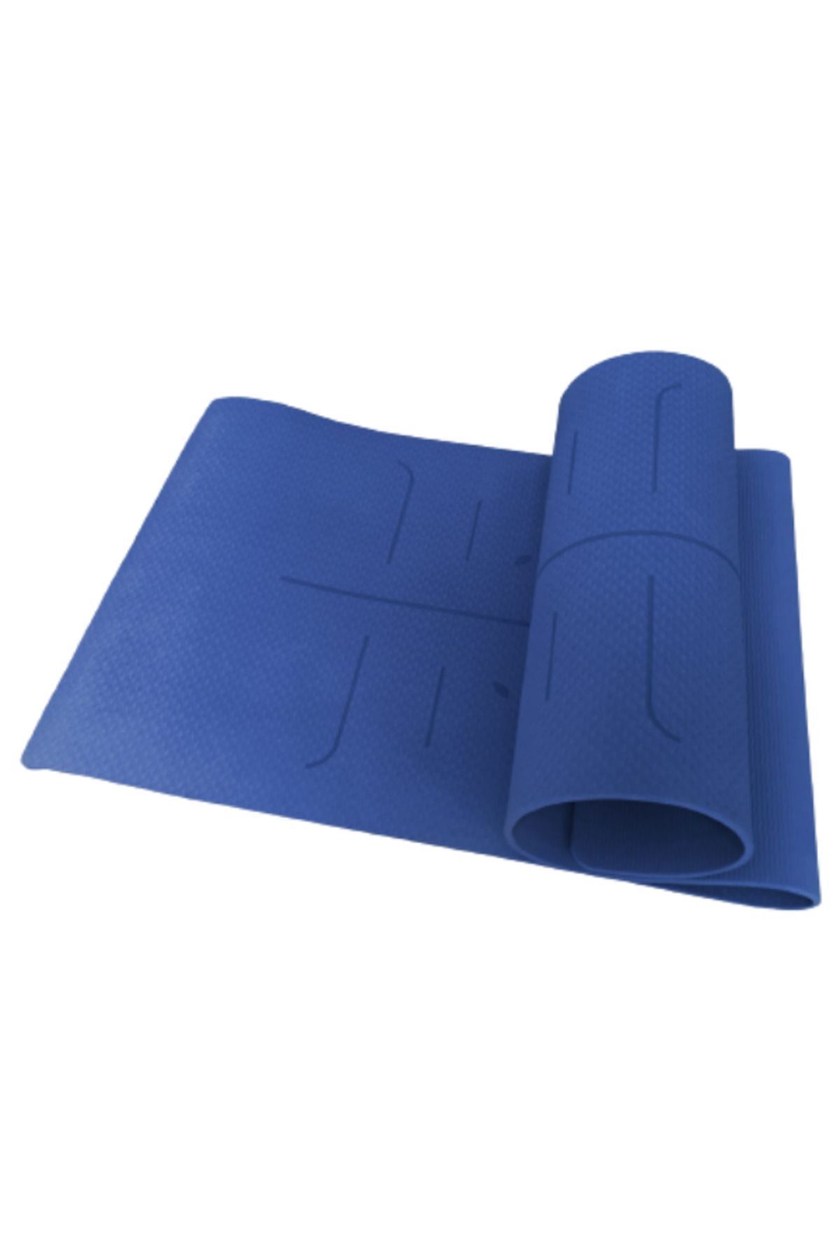 زیرانداز پیلاتس MAT YOGA راحت فوق العاده 8 میلی متر اکولوژیکی TPE PILATES ورزش کوسن دریایی آبی XTR Fitness