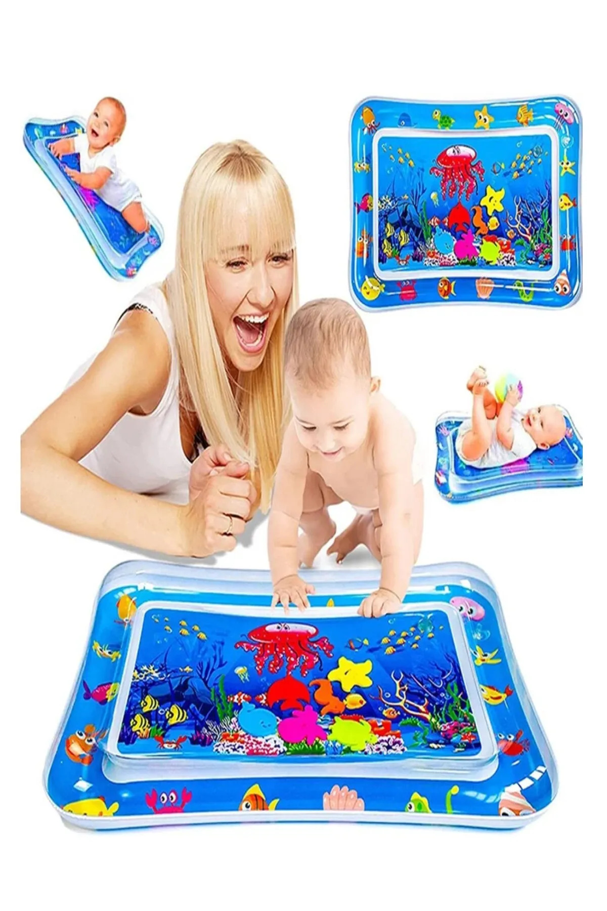 Yellowtech Babyslapped Pad,Bebek Su Oyun Matı Duyusal Ped (Ahtapot Görseli) fotoğrafı 5 (önizleme)