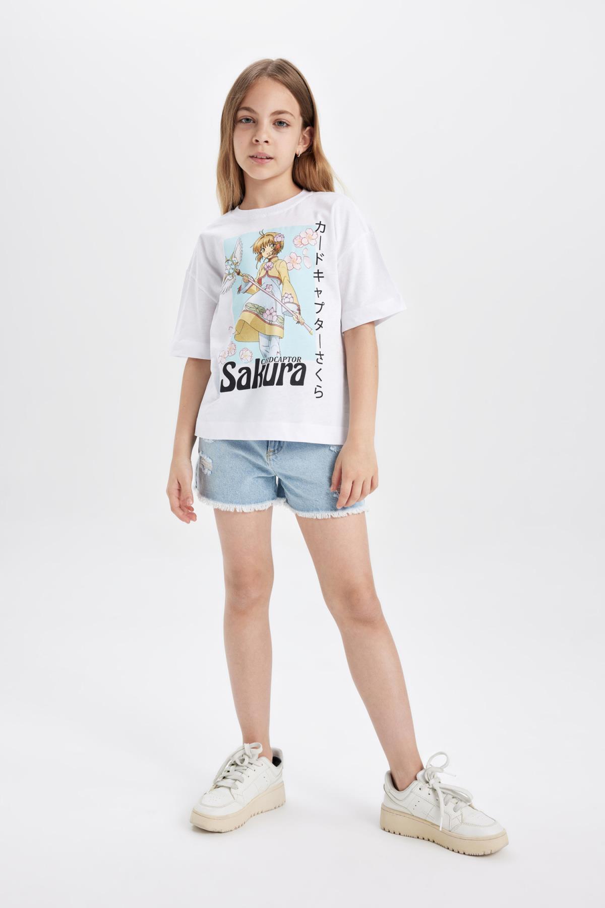 تی شرت دخترانه دفاکتو | C5948A824HS Defacto - Image 2