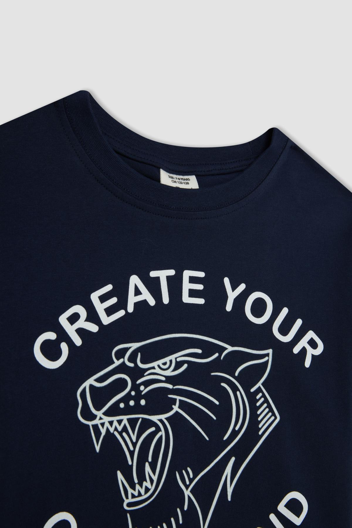 تی شرت پسرانه دفاکتو | C6256A824HS Defacto - Image 2