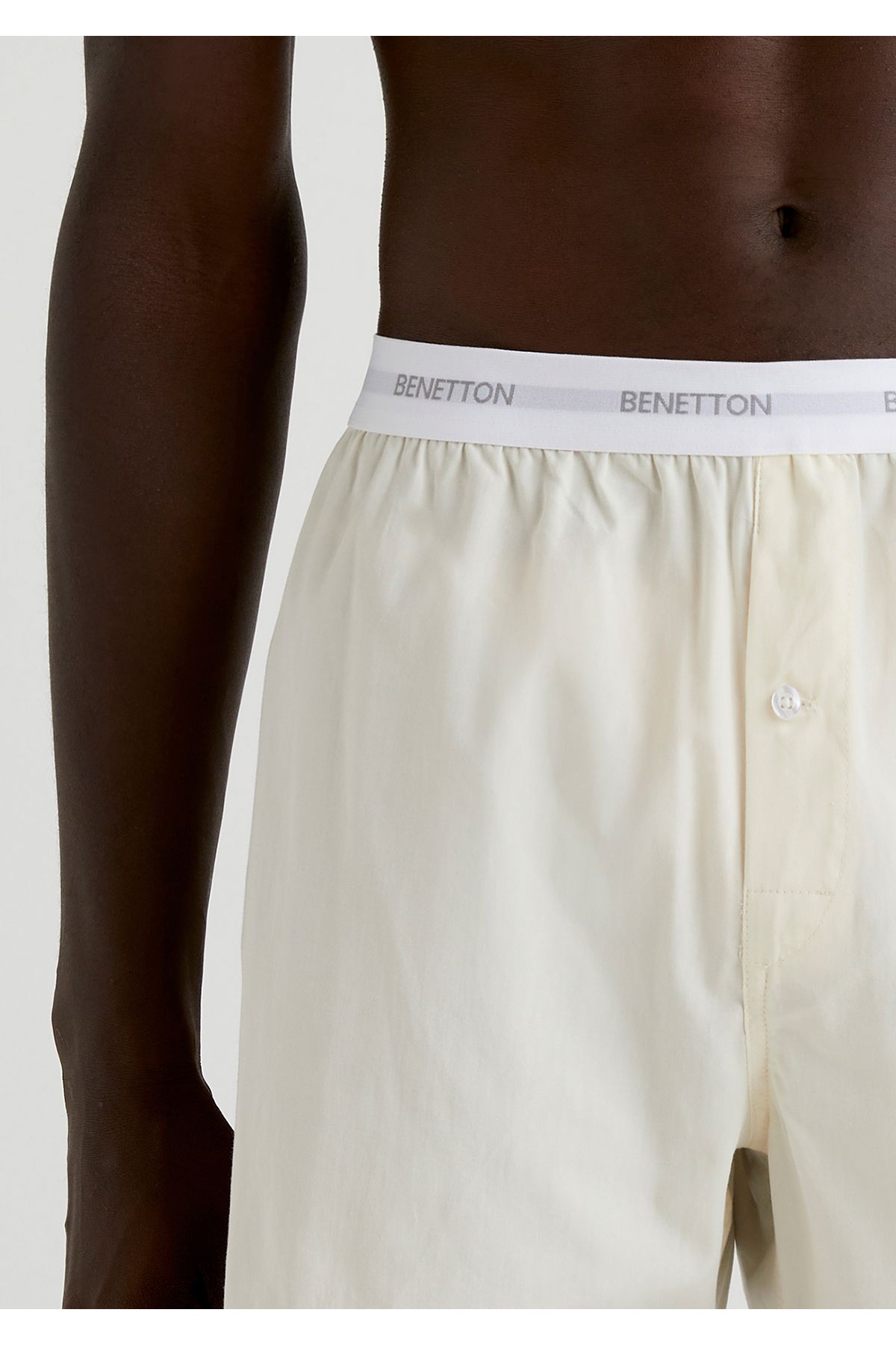 Мужские розовые хлопковые боксеры United Colors of Benetton 622A4VBH2X001