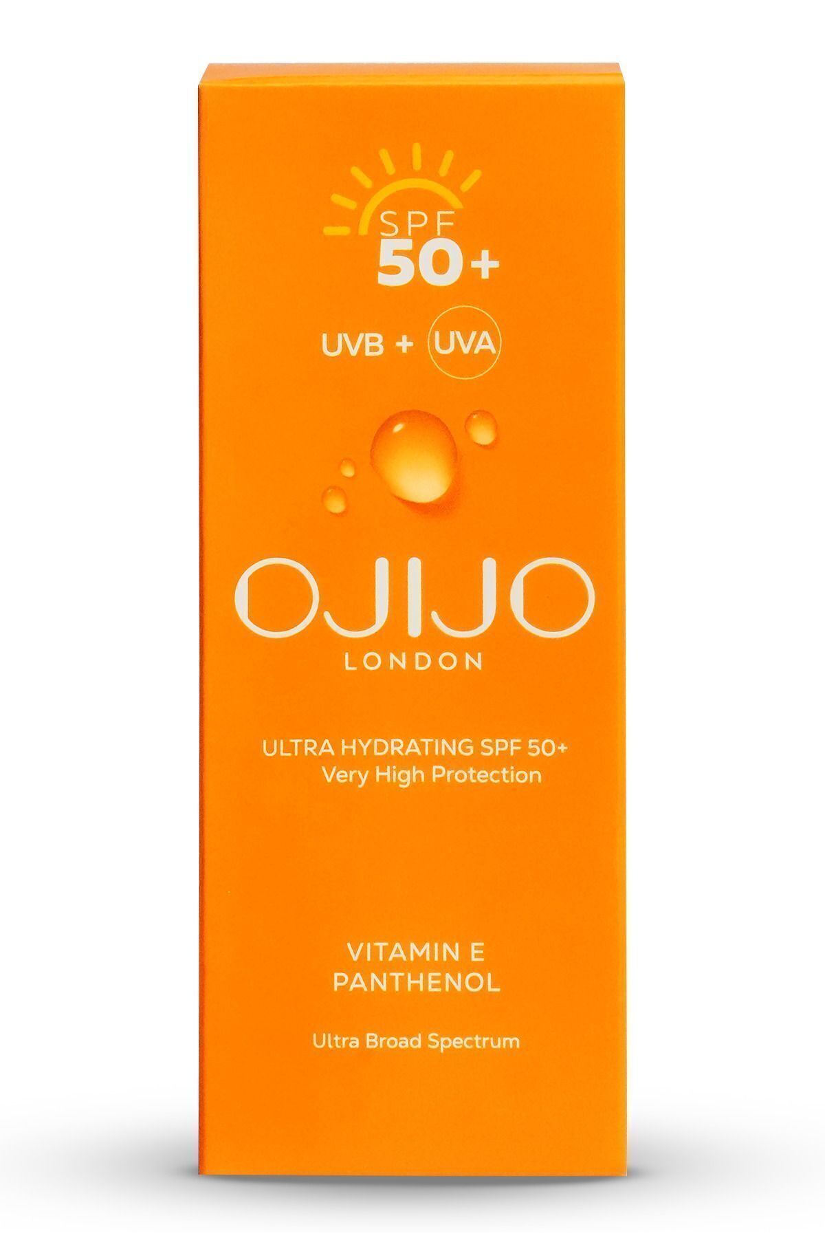 کرم ضد آفتاب صورت و بدن با فاکتور بالا SPF 50 100 میلی لیتر OJIJO LONDON