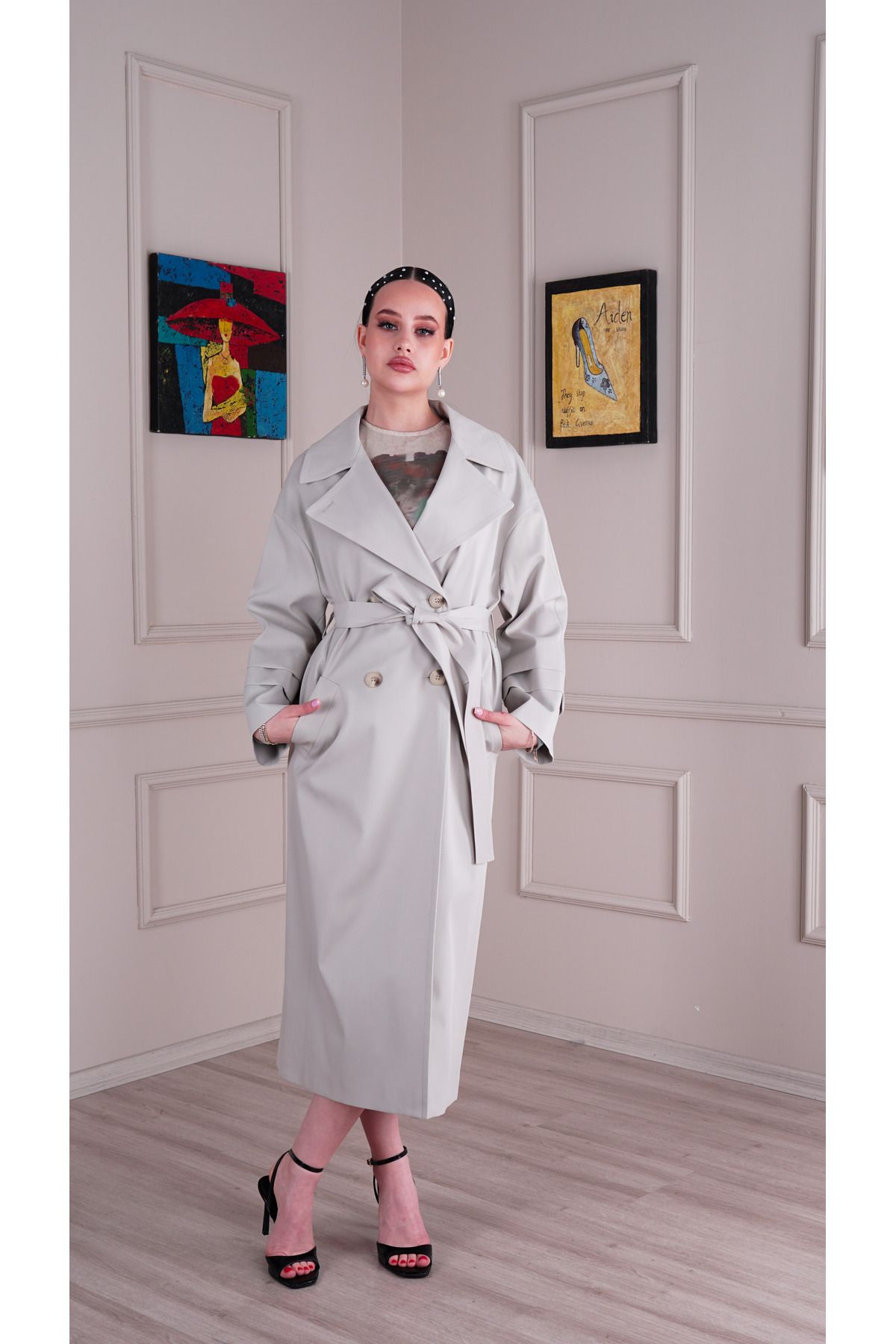 KENT BELİ KUŞAKLI ASTARLI - 21090-SM-A-N