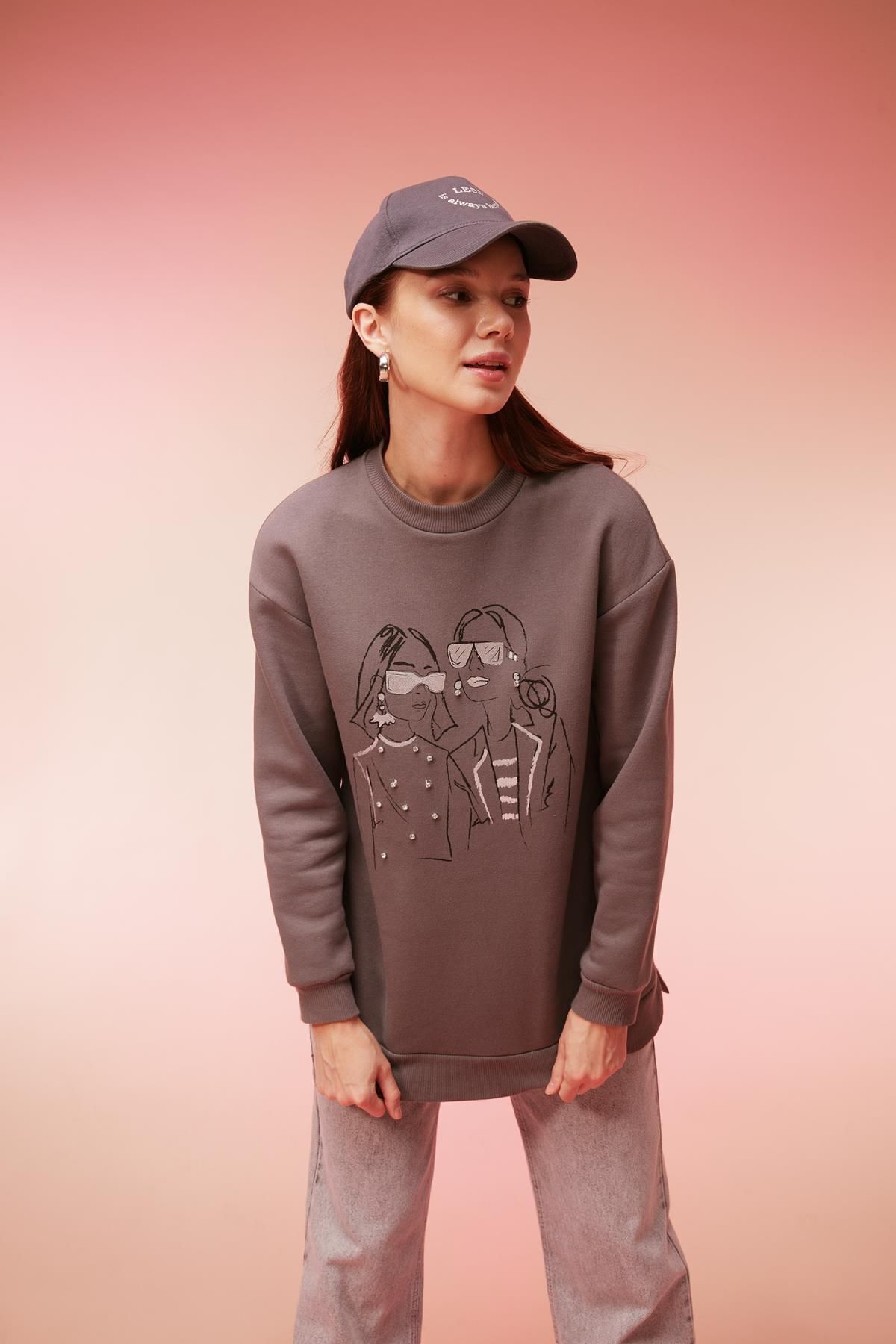 سویشرت حجاب زنانه دفاکتو | B5604AX23AU Defacto - Image 3