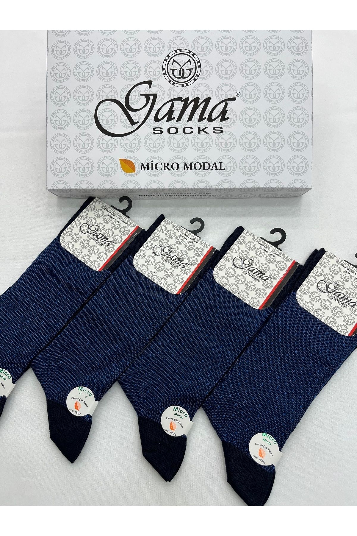 Gama Çorap-4 Pieces Men's Thin Summer Modal Patterned Socks 2