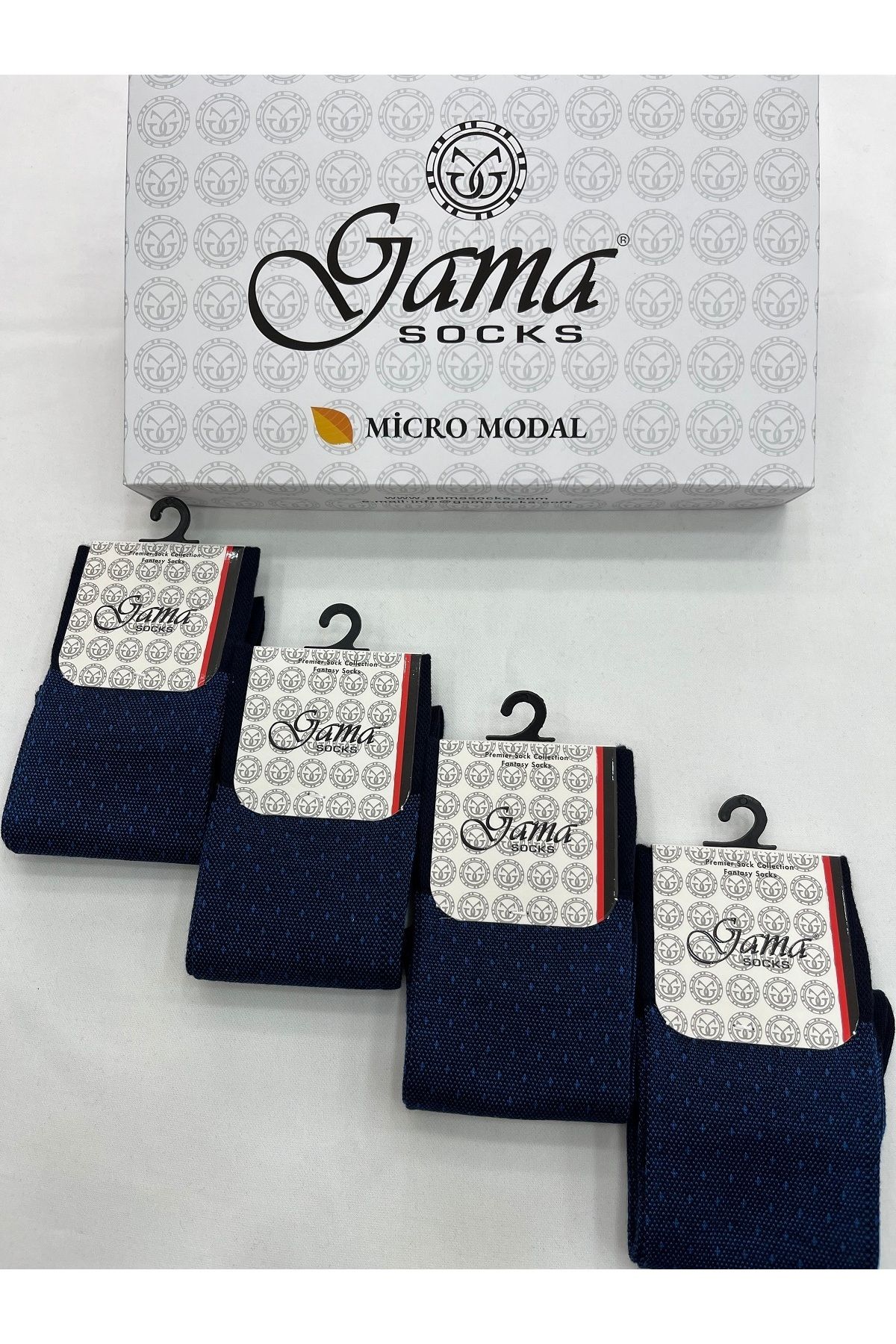 Gama Çorap-4 Pieces Men's Thin Summer Modal Patterned Socks 3