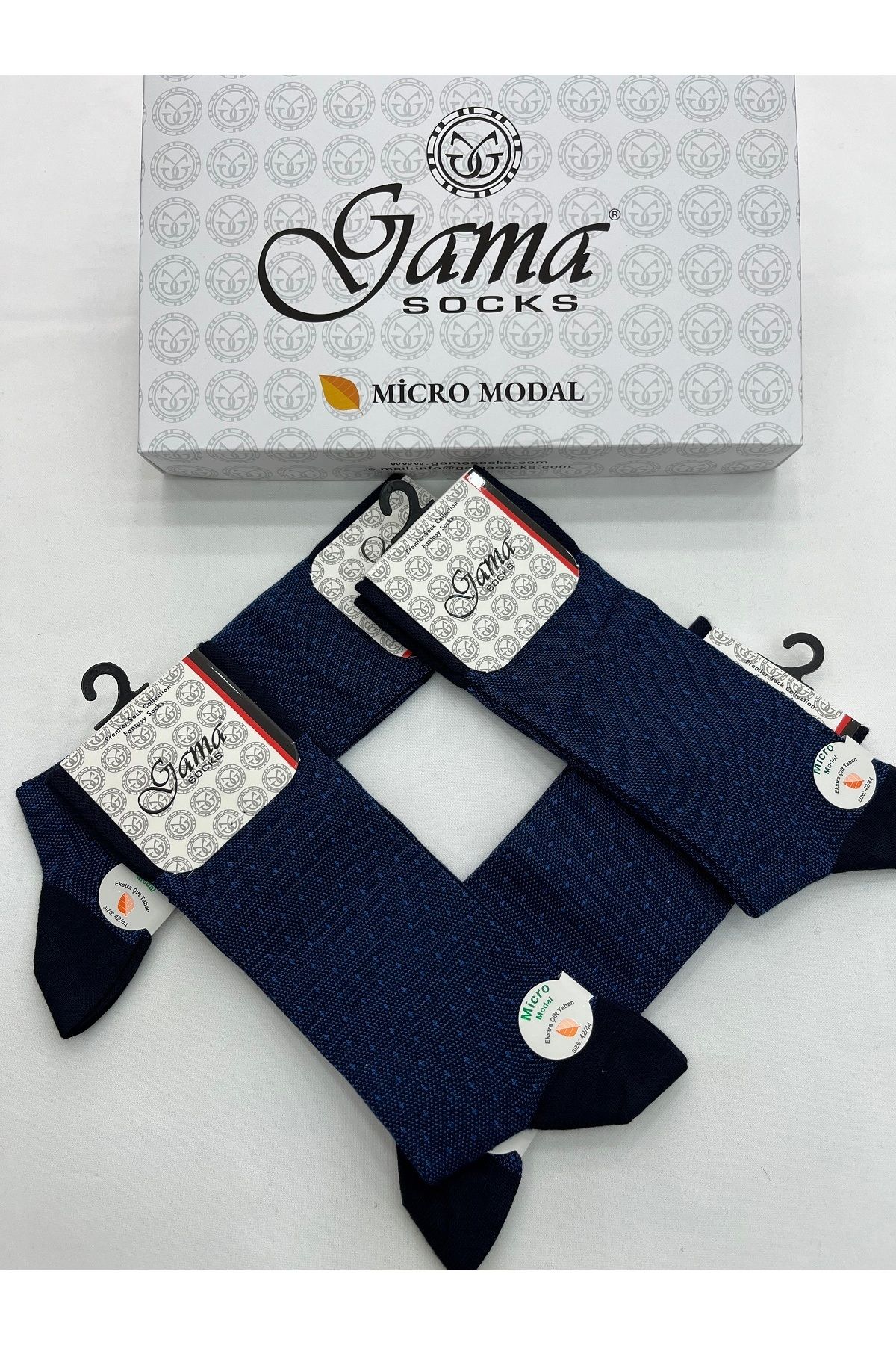 Gama Çorap-4 Pieces Men's Thin Summer Modal Patterned Socks 5