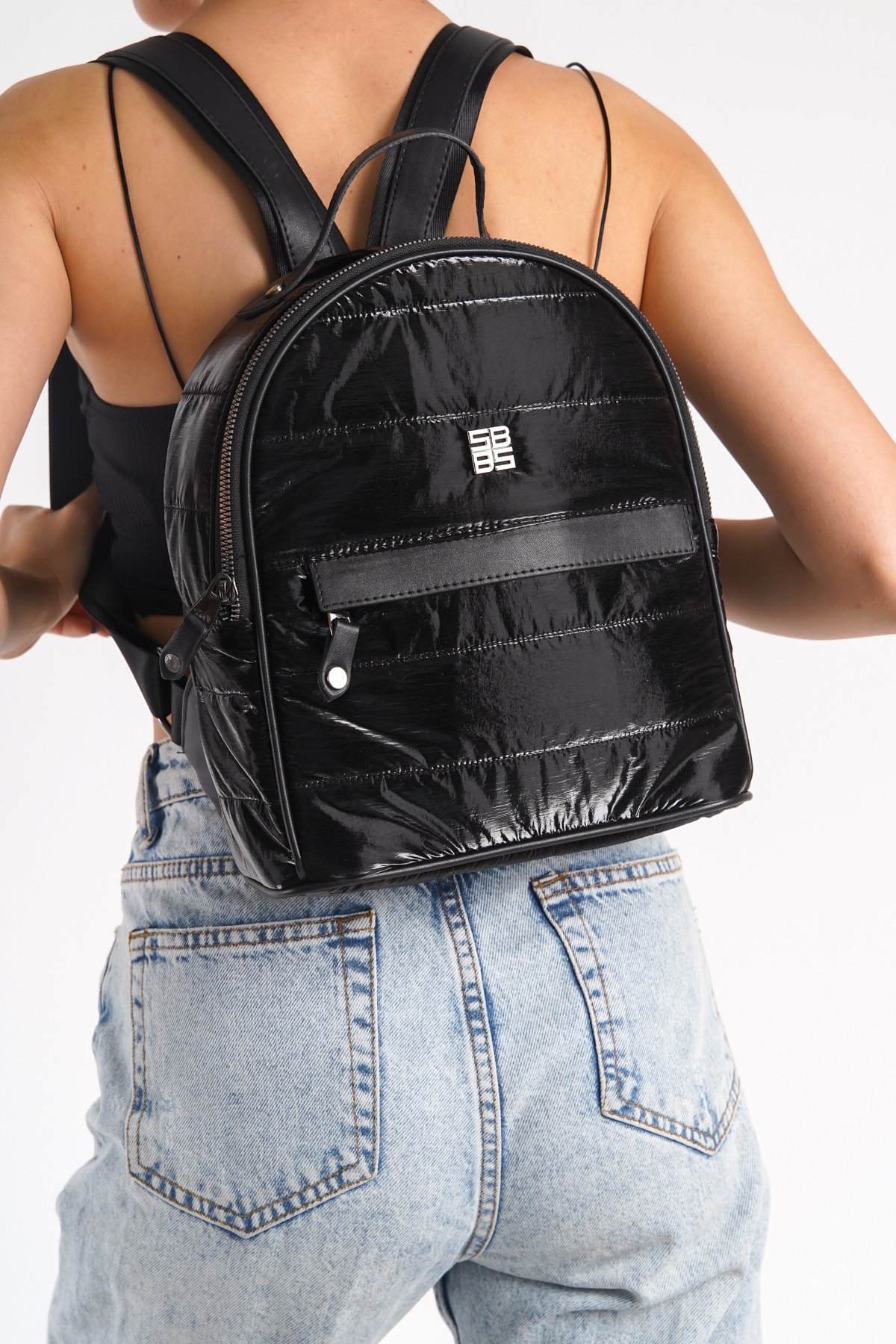 Women's Special Design Double Compartment Backpack with Parachute Fabric