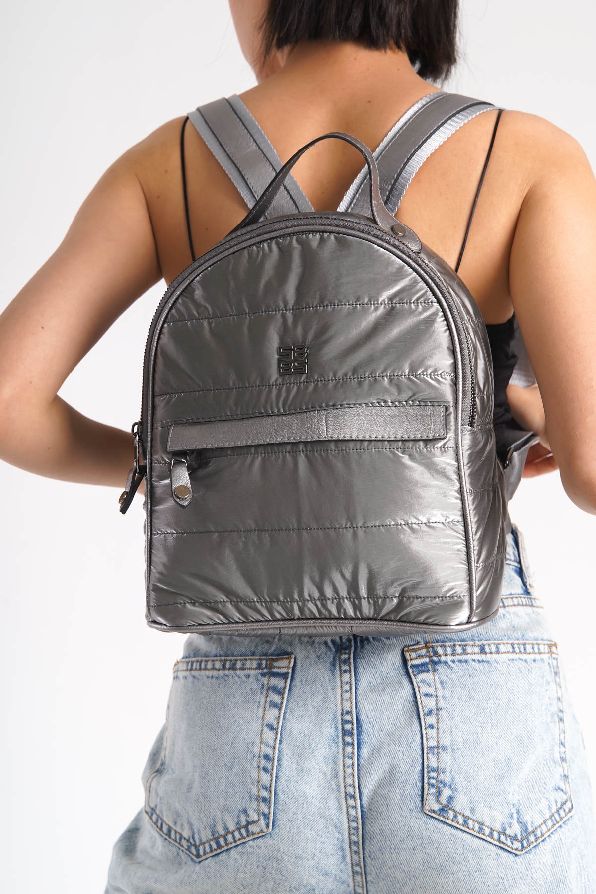 Women's Special Design Double Compartment Backpack with Parachute Fabric