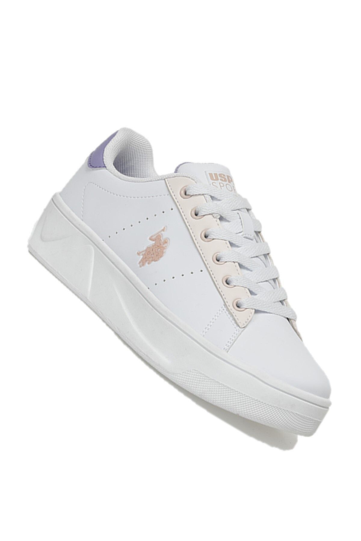 کفش U.S. Polo Assn. یو اس پولو روزمره زنانه مونیکا پودر سفید اورجینال - تصویر 2