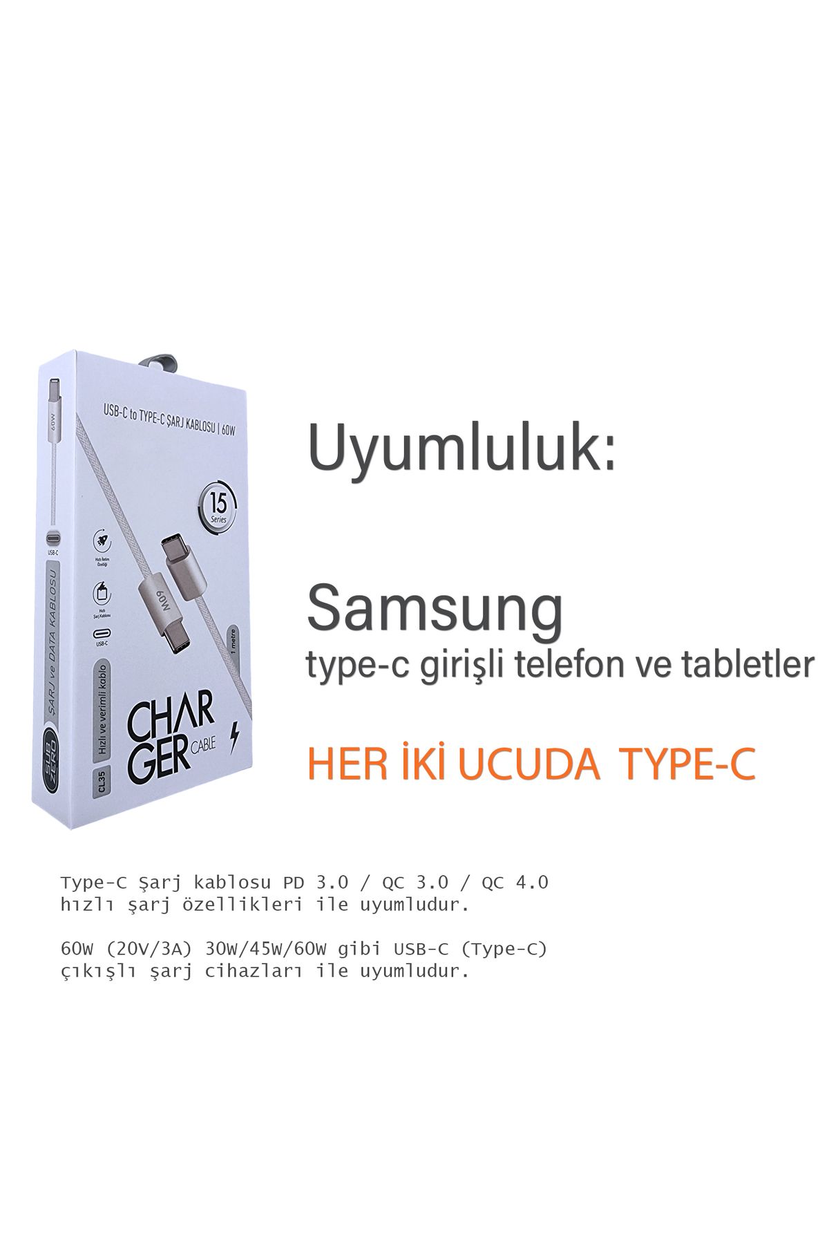 EXENAR-Samsung DeX Compatible Type-C Cable - Connection Cable to Samsung Phone and Computer 6