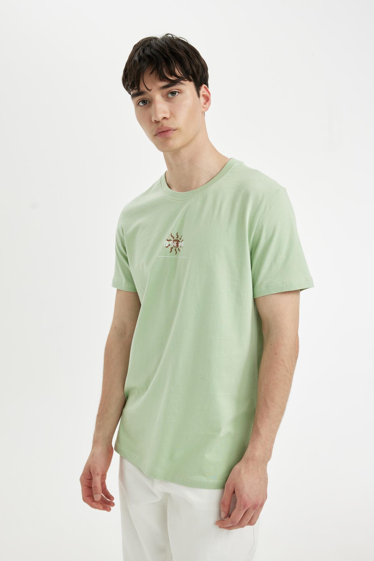 تی شرت مردانه دفاکتو | C6913AX24SM Defacto - Image 4