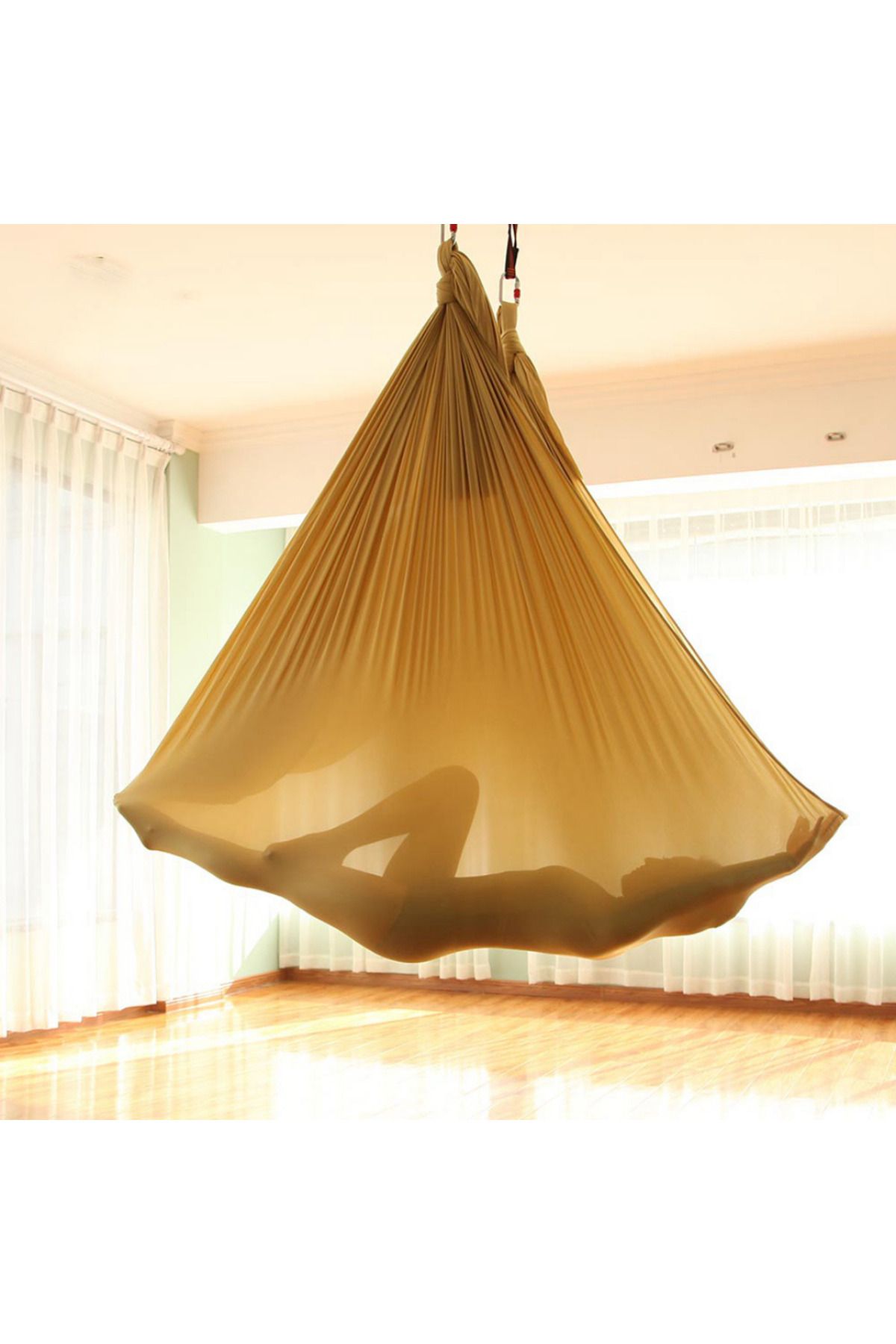 هاماک یوگا آنتی‌گراویتی Fly Yoga با پارچه وارداتی و تجهیزات کامل SWISS