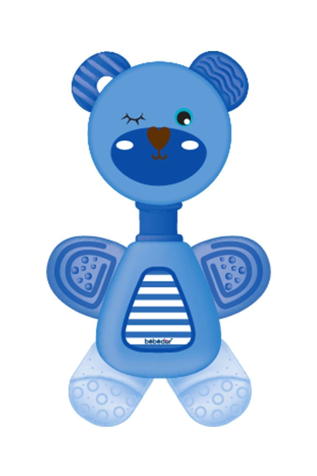 Прорезыватель для воды Bebedor Cute Teddy Bear Rattle 518 Синий DLN55995016BLUE