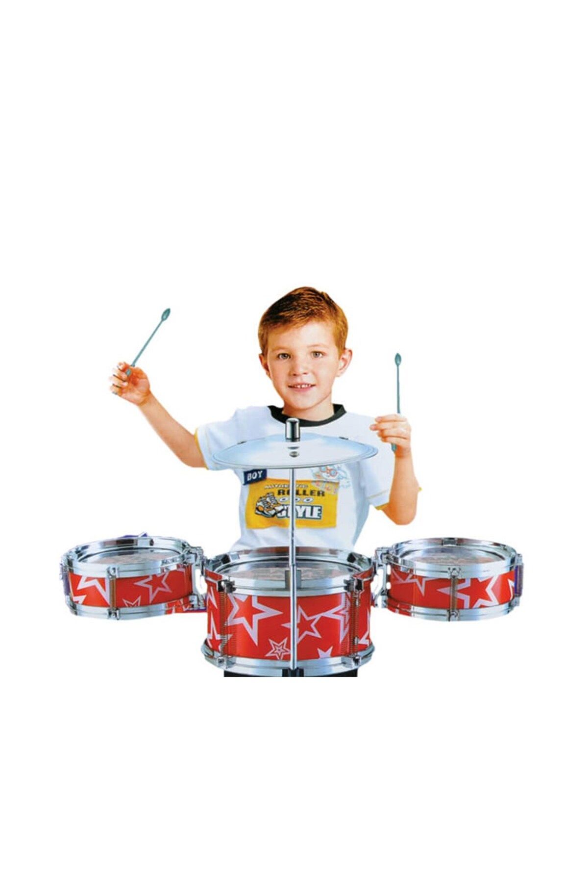 Мини-барабанная установка CENTRAL TOY Eccho Jazz Drum 10083 Красный TXZCCFACB411431