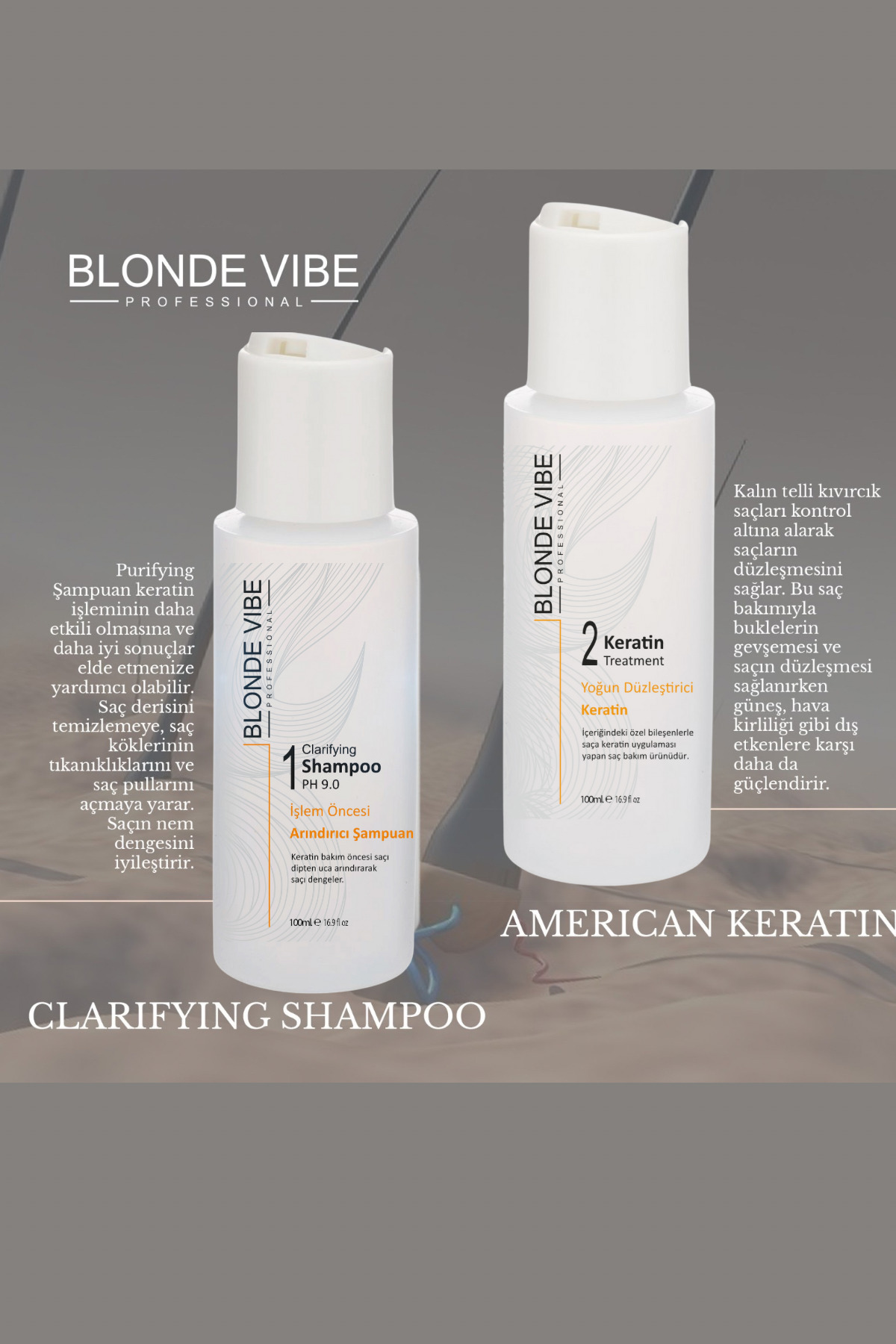 Ev Kullanımı 100ml Amerikan Keratin Düzleştirme Kompleksi — Ynsn