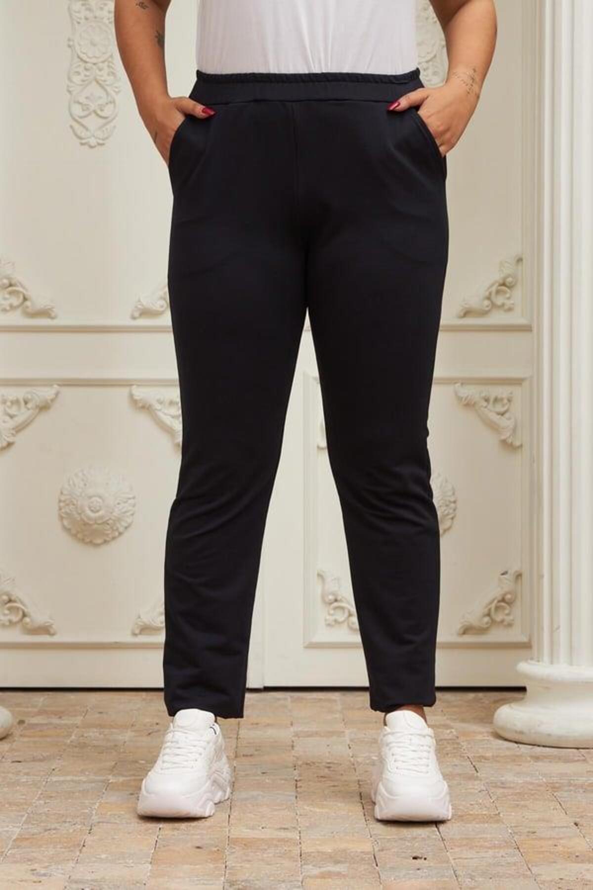 RMG Büyük Beden Eşofman Altı Lacivert