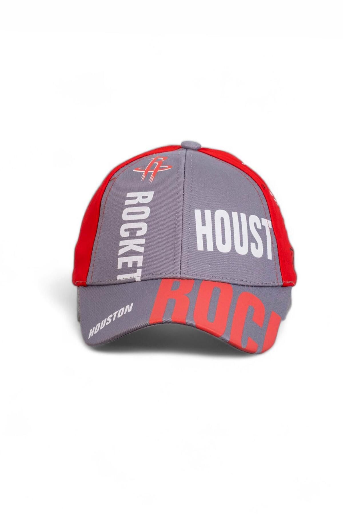 Eke Tekstil Houston Rockets Grey Basketball Baseball Cap Trendyol