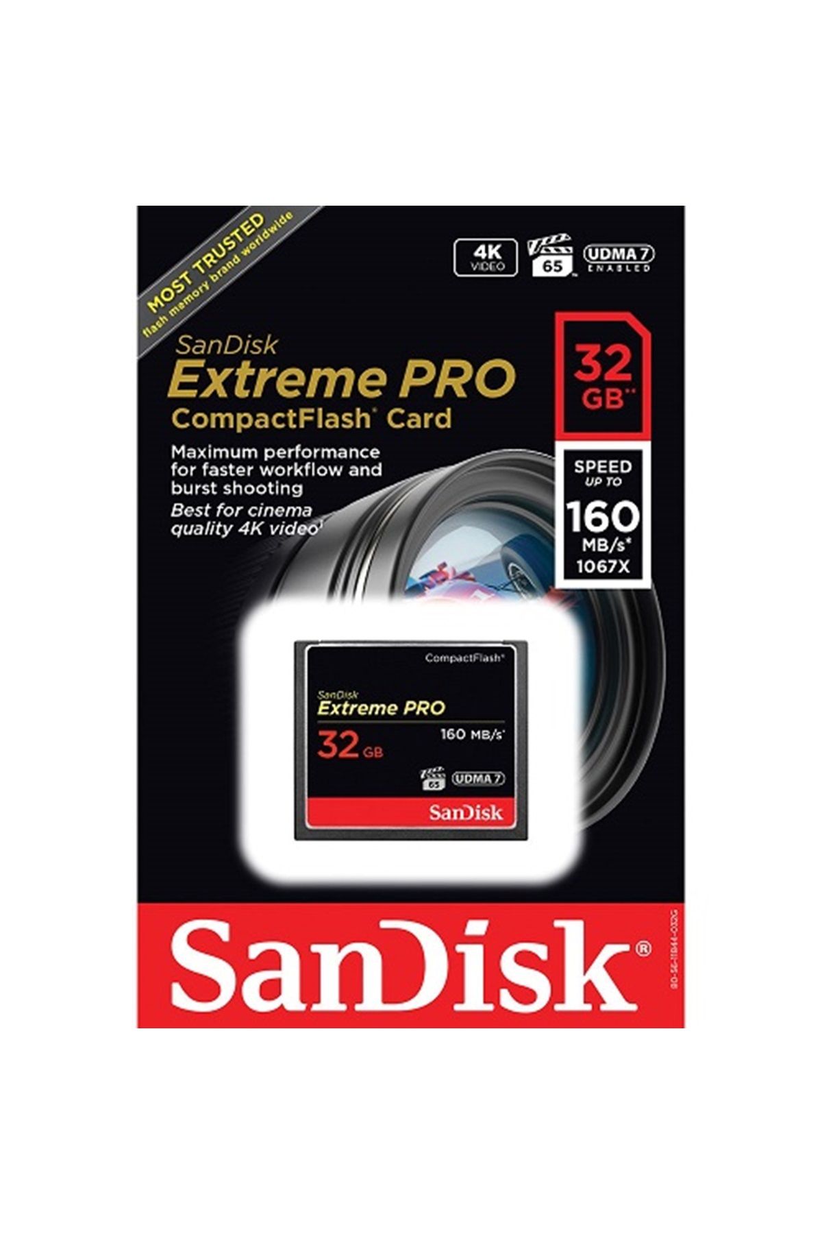 Sandisk Extreme Pro 32 Gb 4k Cf Compact Flash Hafıza Kartı 160mb/s Fiyatı, Yorumları Trendyol