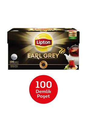 Lipton Earl Grey Demlik Poşet Çay 100lü