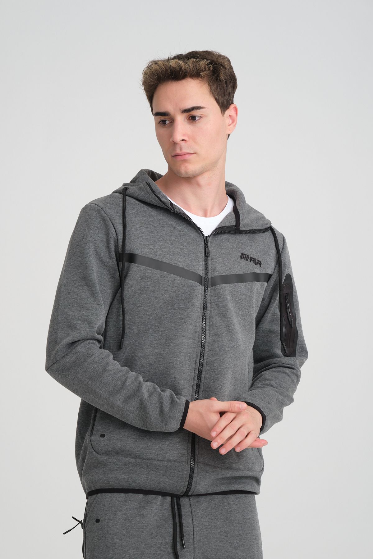Tech Fleece Double Face Eşofman Takım Antrasit