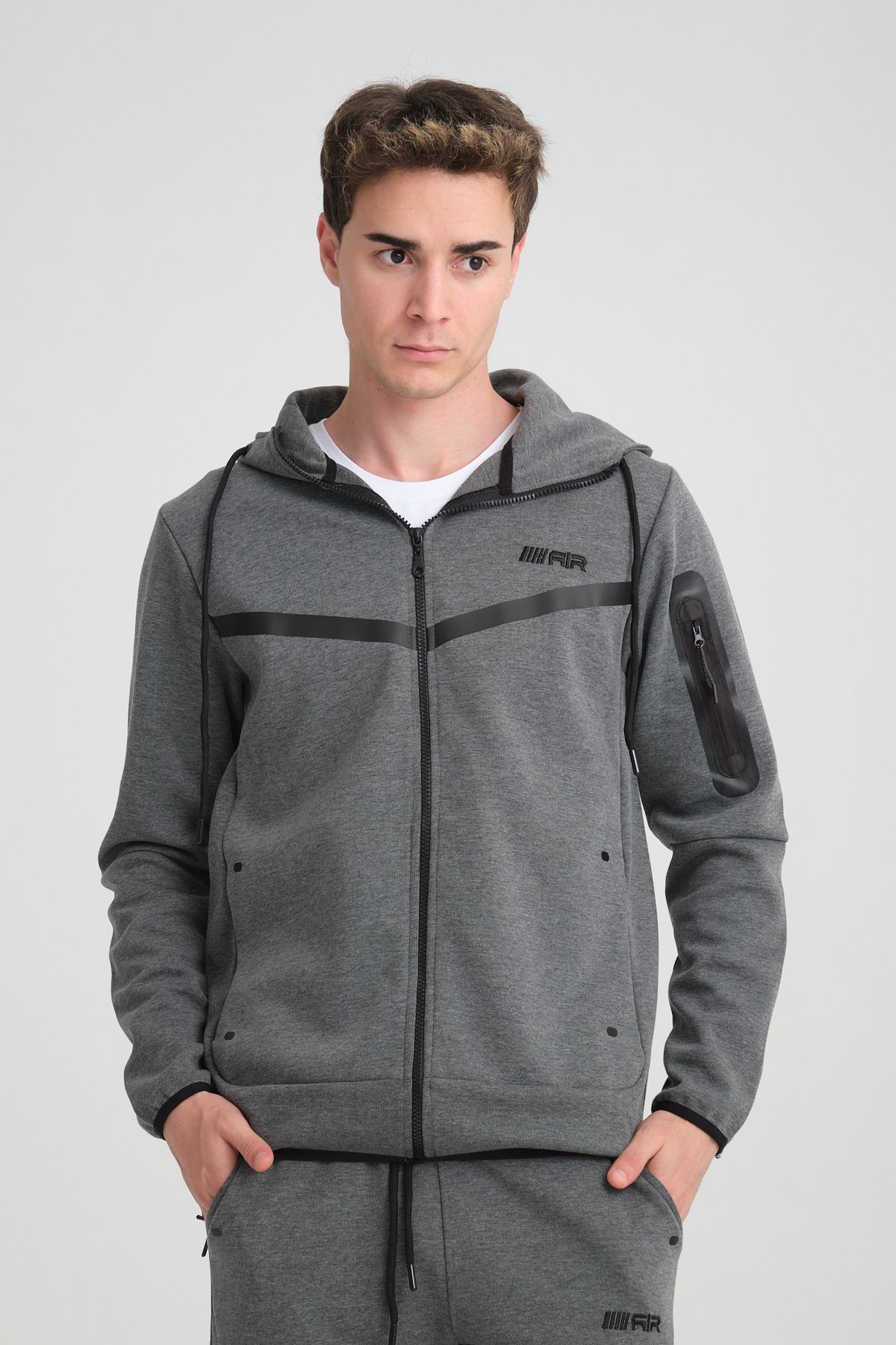Tech Fleece Double Face Eşofman Takım Antrasit