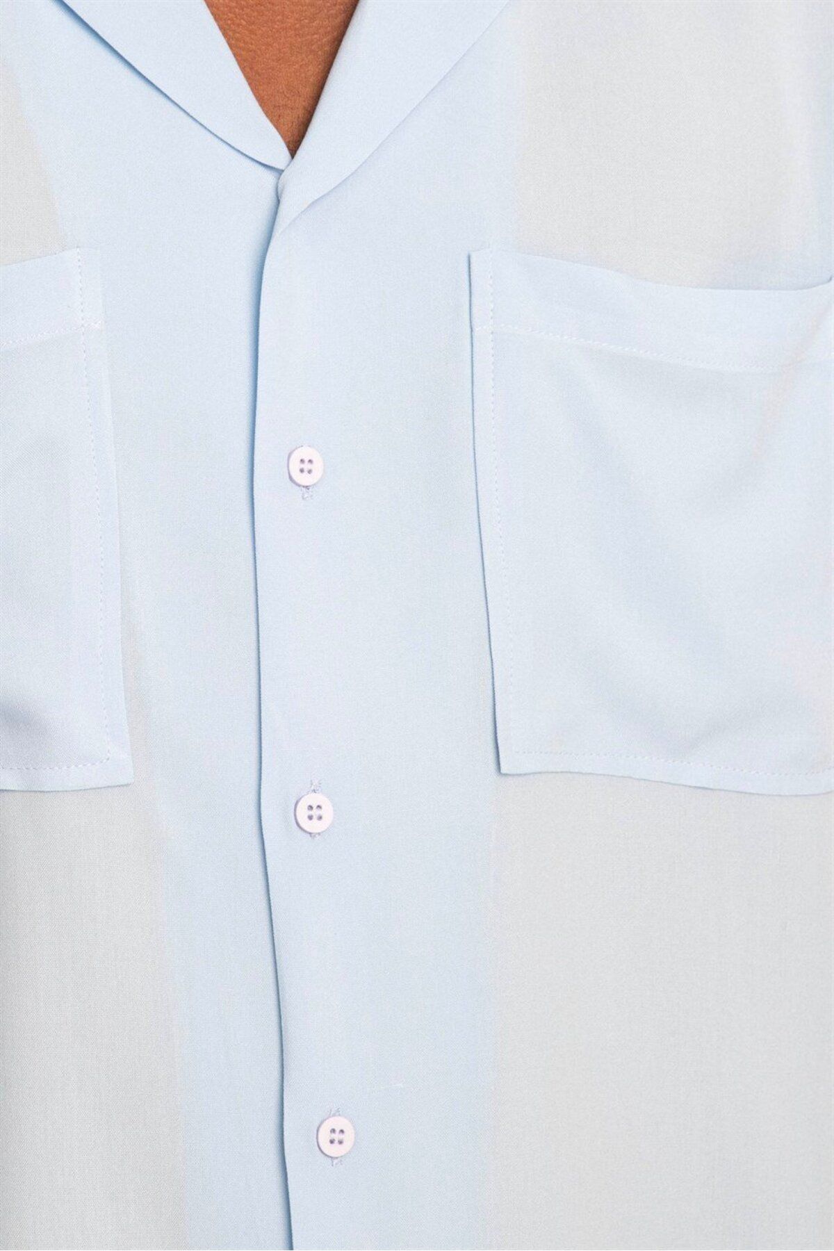 Tudors-Relax Fit Short Sleeve Viscose Comfortable Fabric Open Collar Sports Shirt 5
