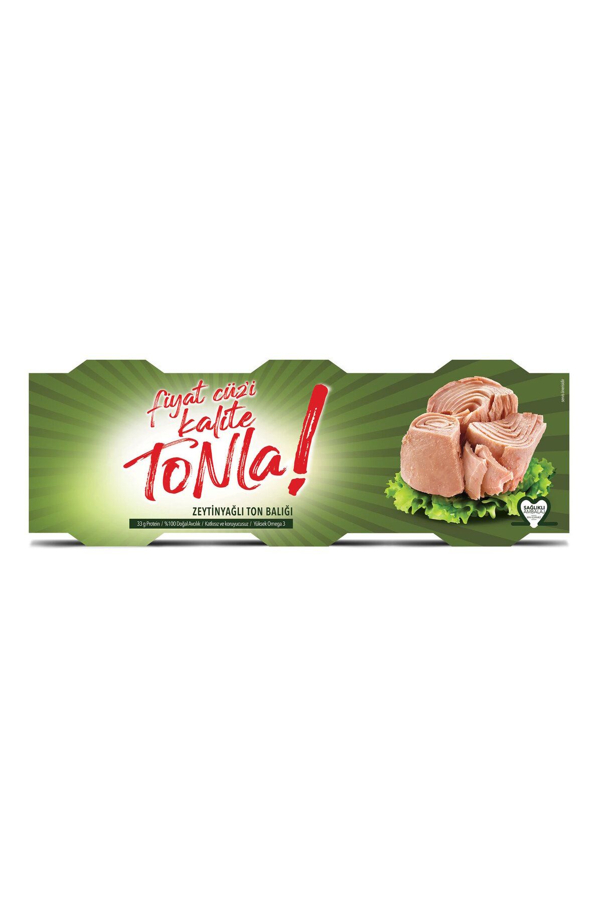 Kalite Tonla Zeytinyağlı Ton Balığı 3*75 G