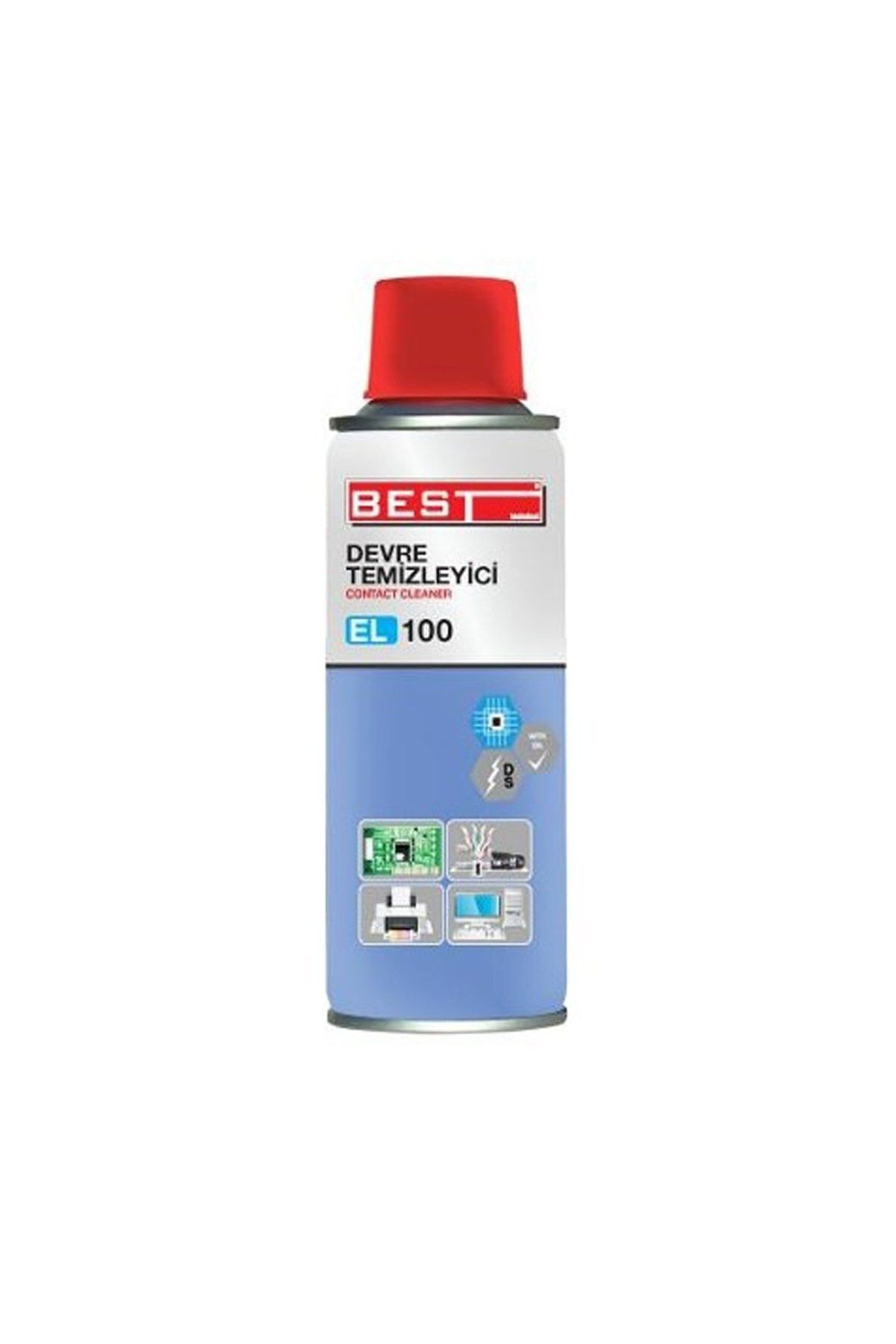 El-100 200 ml Yağlı Devre Temizleyici Kontak Sprey