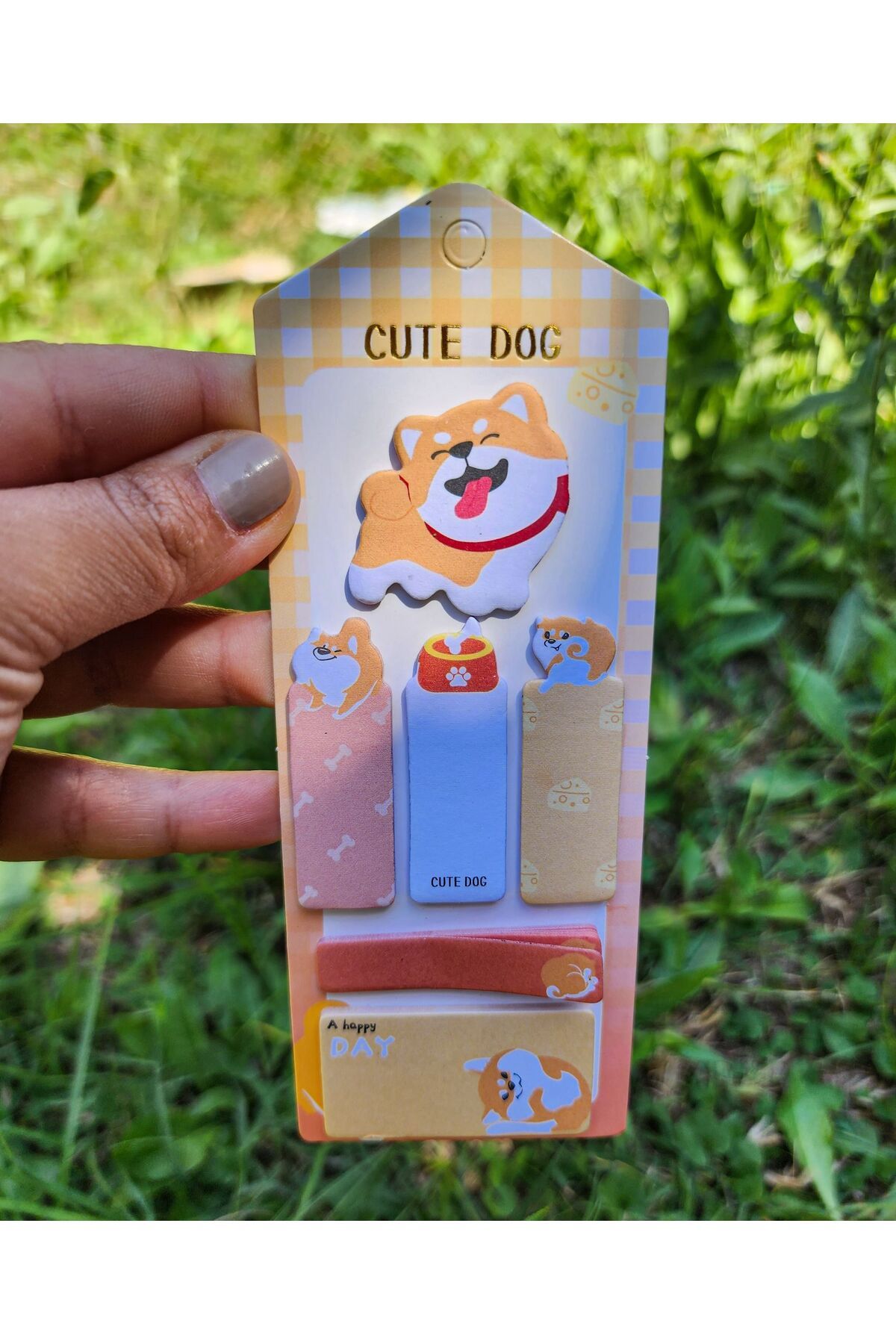 Rota Hediyelik-Cute Dog Pattern Post-It Note - Sticky Index Sticky Note Bookmark 1 Piece 3