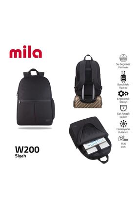 Mila Classone 15,6 Inch W200- Serisi Macbook, Laptop , Notebook Sırt Çantası ...