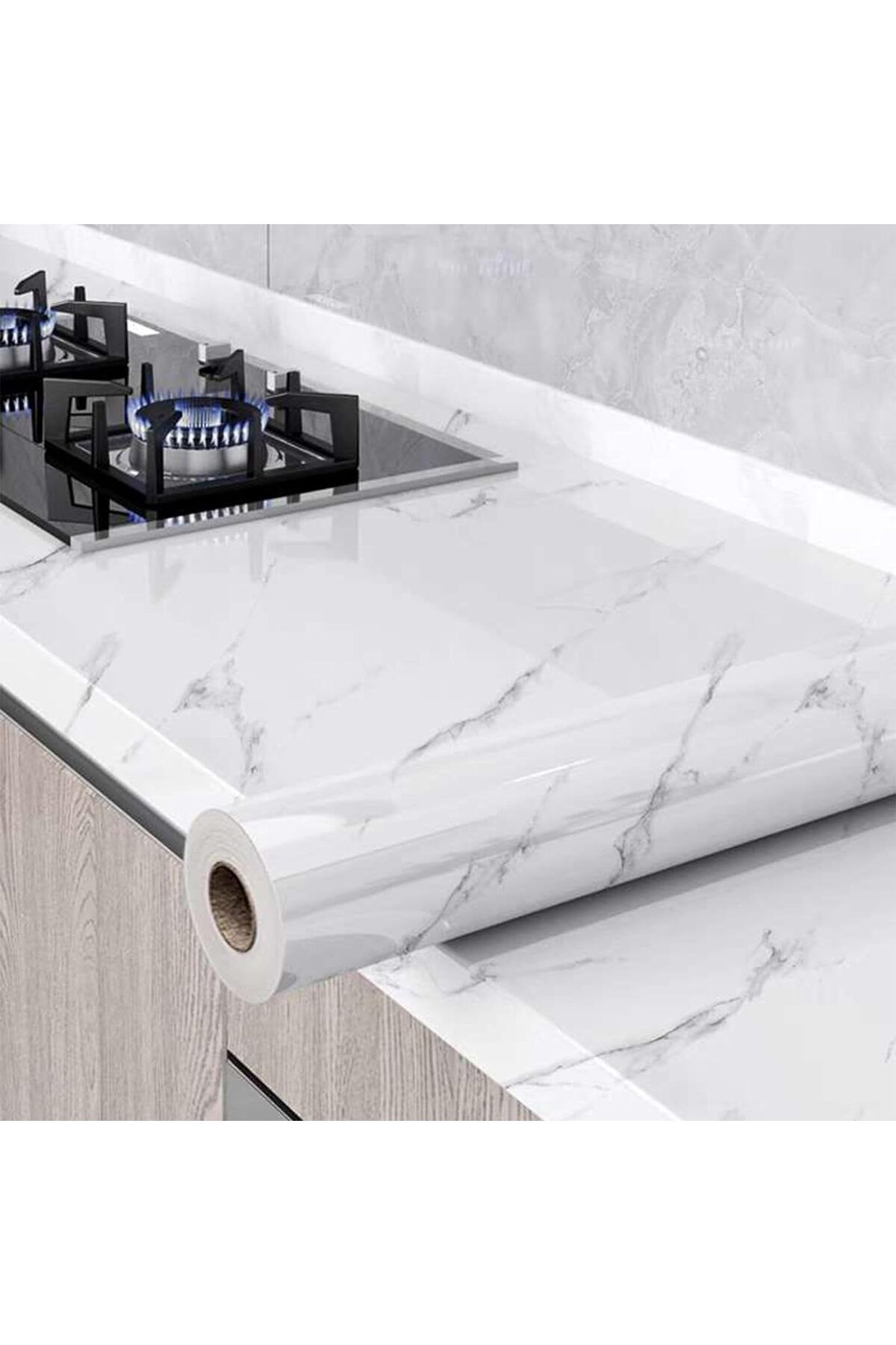 Bien Exclusive 50x100 CM Mermer Desenler Premium Yapışkanlı Kaplama PVC Folyo BH626